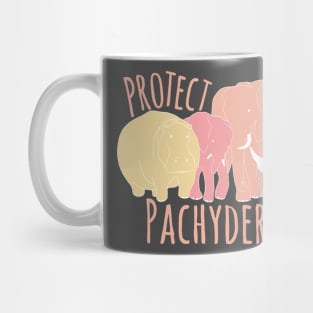 Protect Pachyderms - Pink Mug